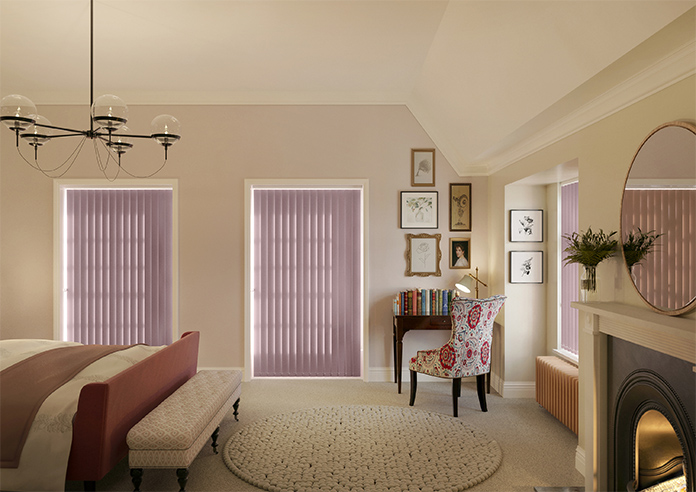 Trinity (Blackout), Soft Pink - Vertical Blind - Image 9